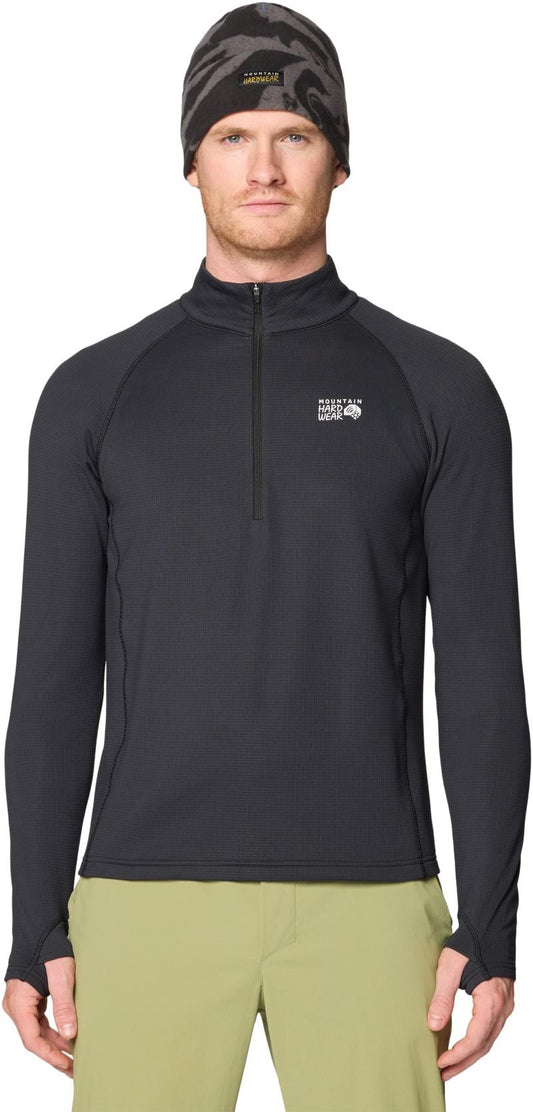 Crater Lake Heavyweight Half Zip - Mens - black 1