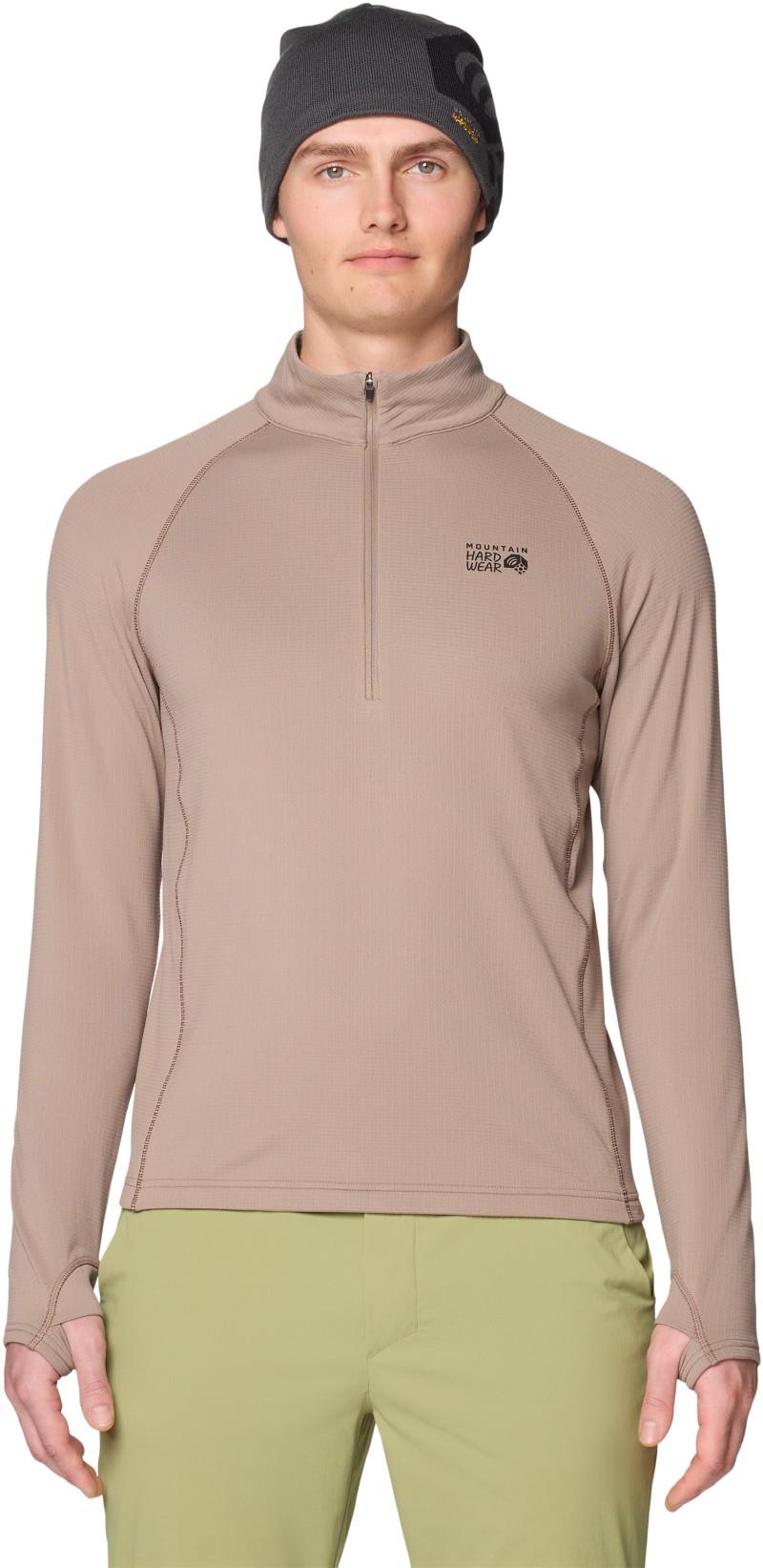 Crater Lake Heavyweight Half Zip - Mens - wild taupe 1