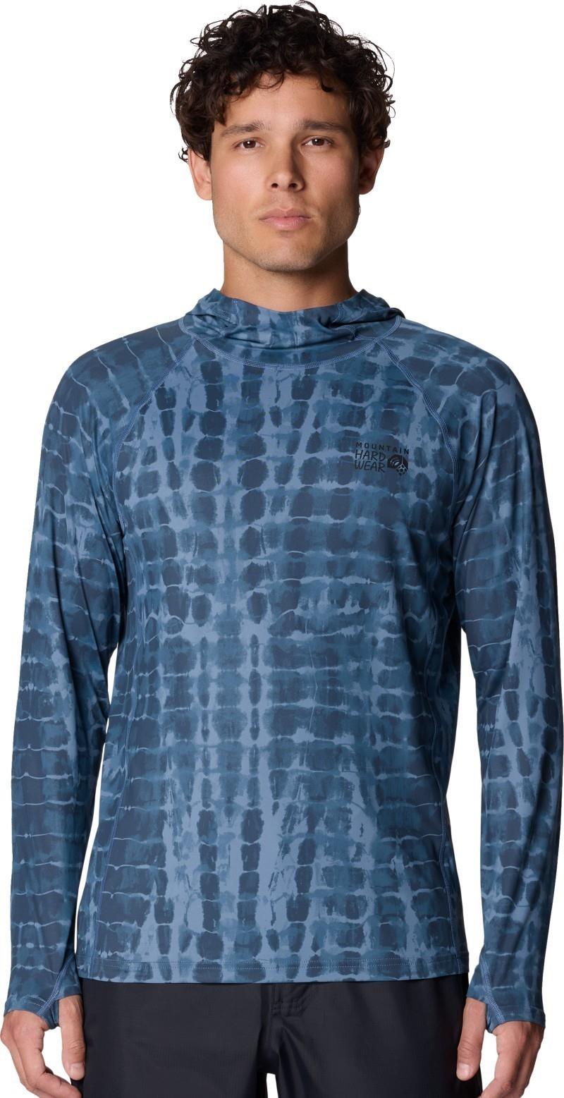 Crater Lake Hoody - Mens - adriatic blue prismatic print 1