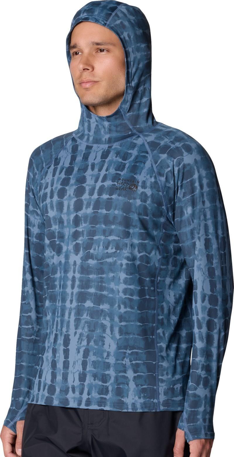 Crater Lake Hoody - Mens - adriatic blue prismatic print 1