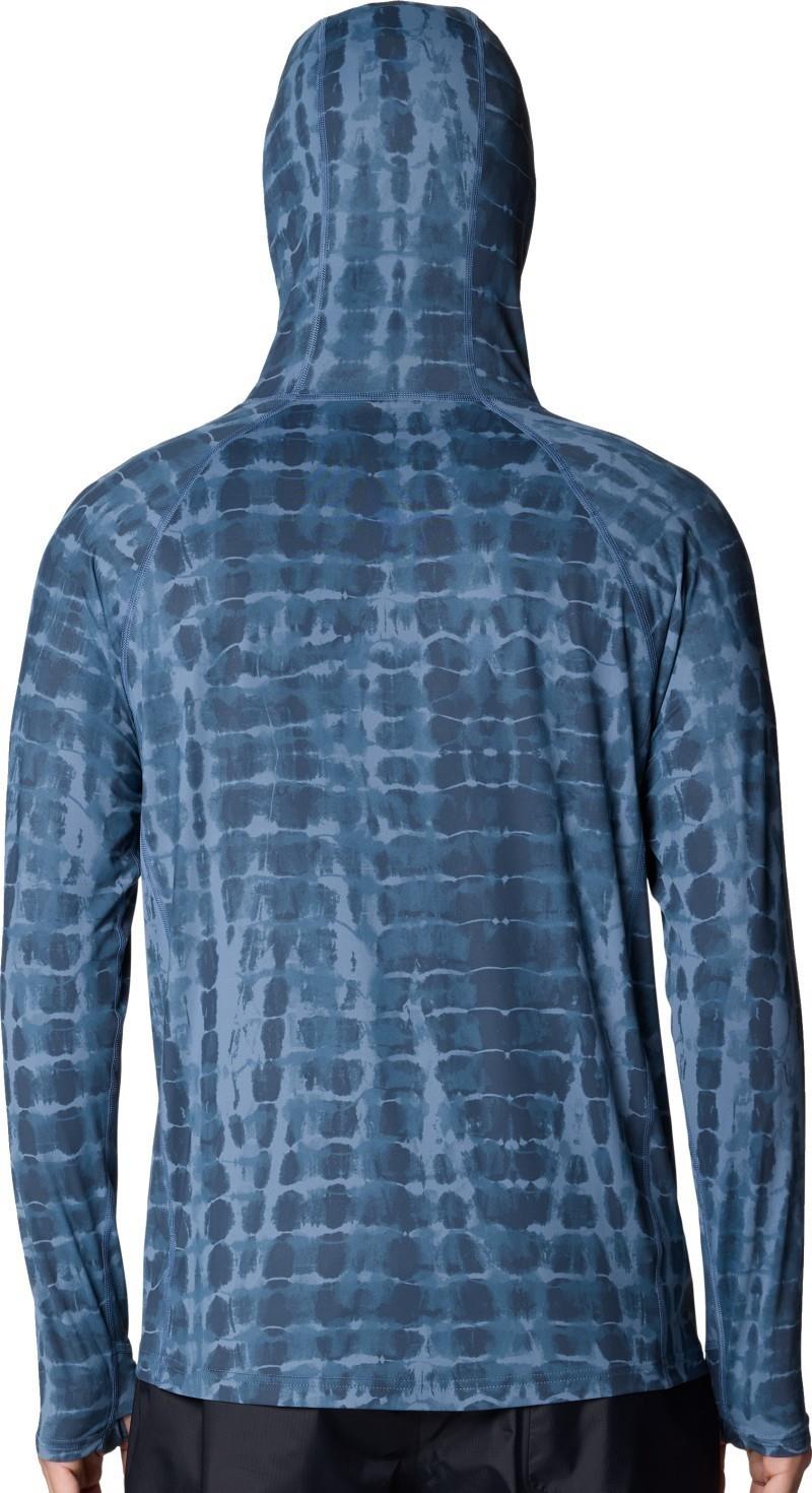 Crater Lake Hoody - Mens - adriatic blue prismatic print 1