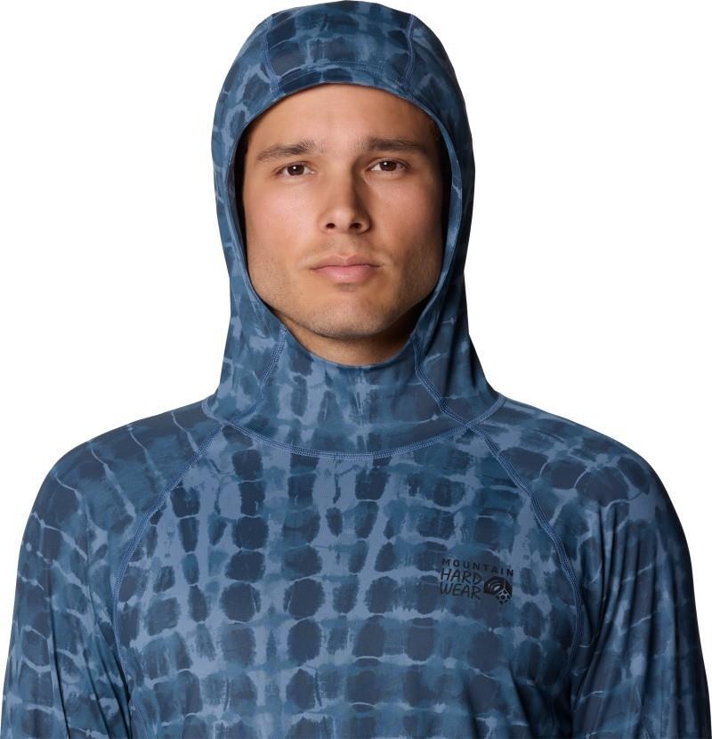 Crater Lake Hoody - Mens - adriatic blue prismatic print 1