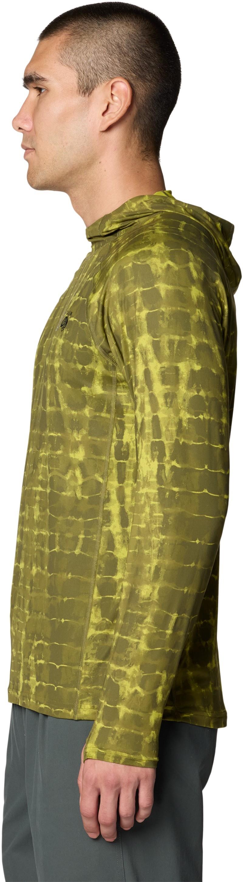 Crater Lake Hoody - Mens - combat green prismatic print 1