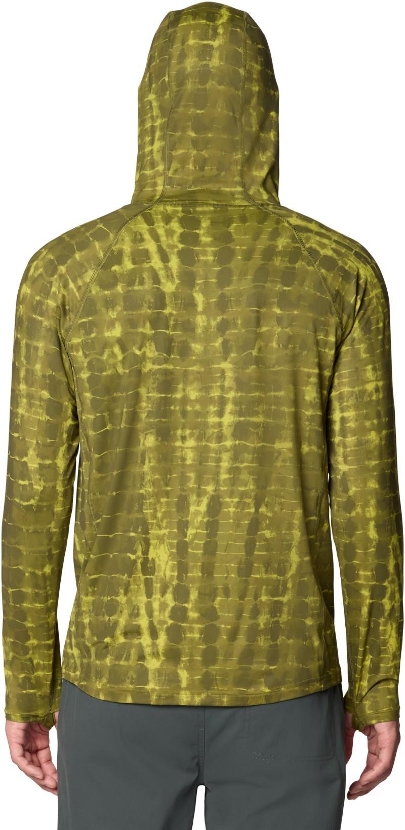 Crater Lake Hoody - Mens - combat green prismatic print 1