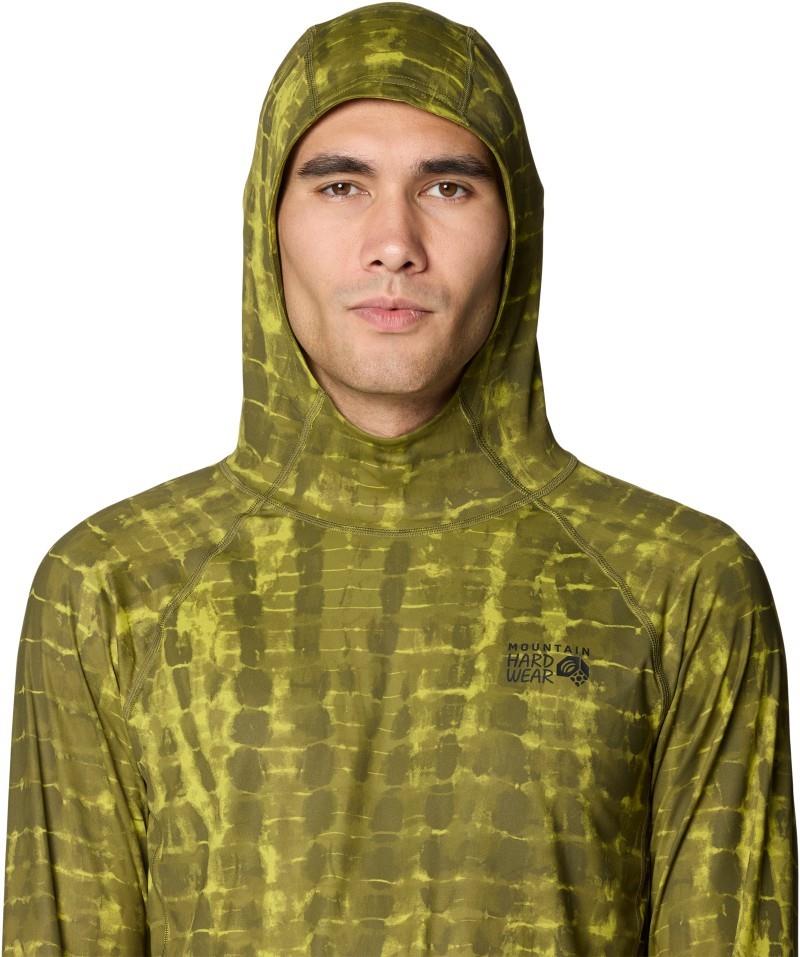 Crater Lake Hoody - Mens - combat green prismatic print 1