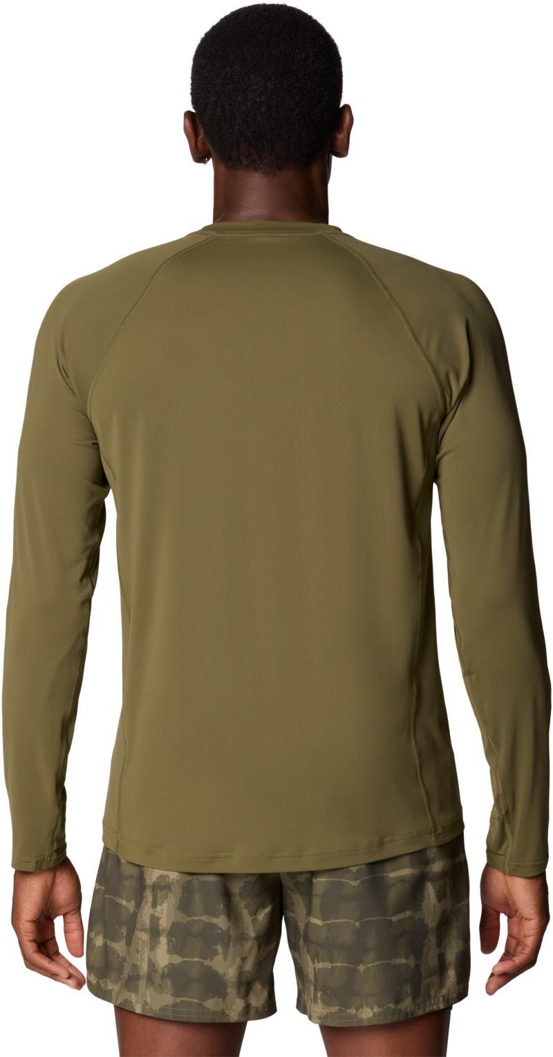 Crater Lake LS Crew - Mens - combat green 1