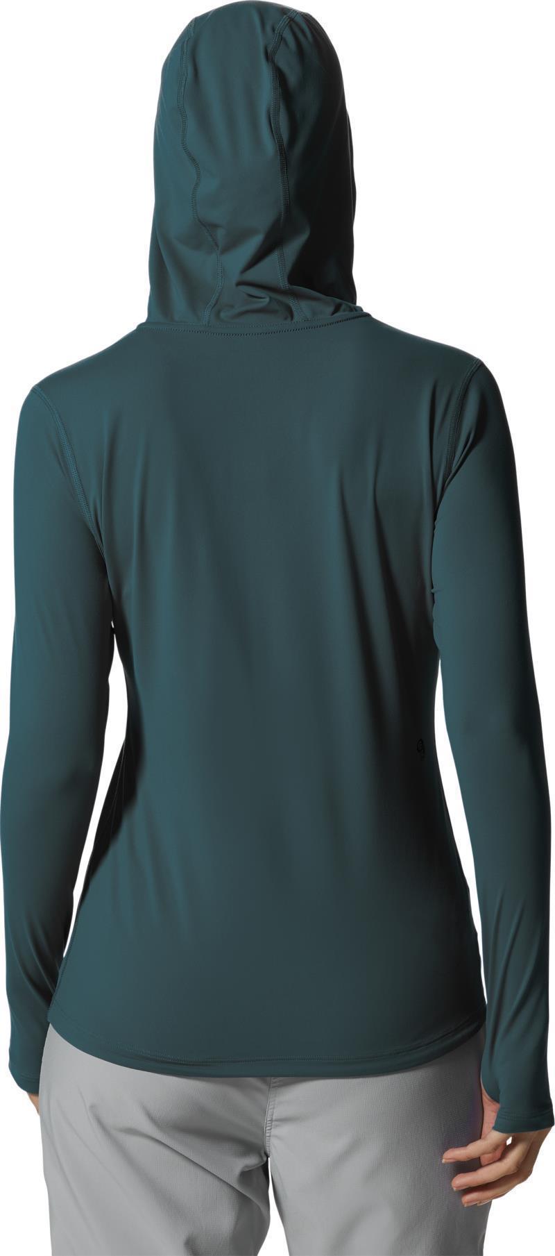 Crater Lake LS Hoody, Extended - Womens - Dark Marsh 2