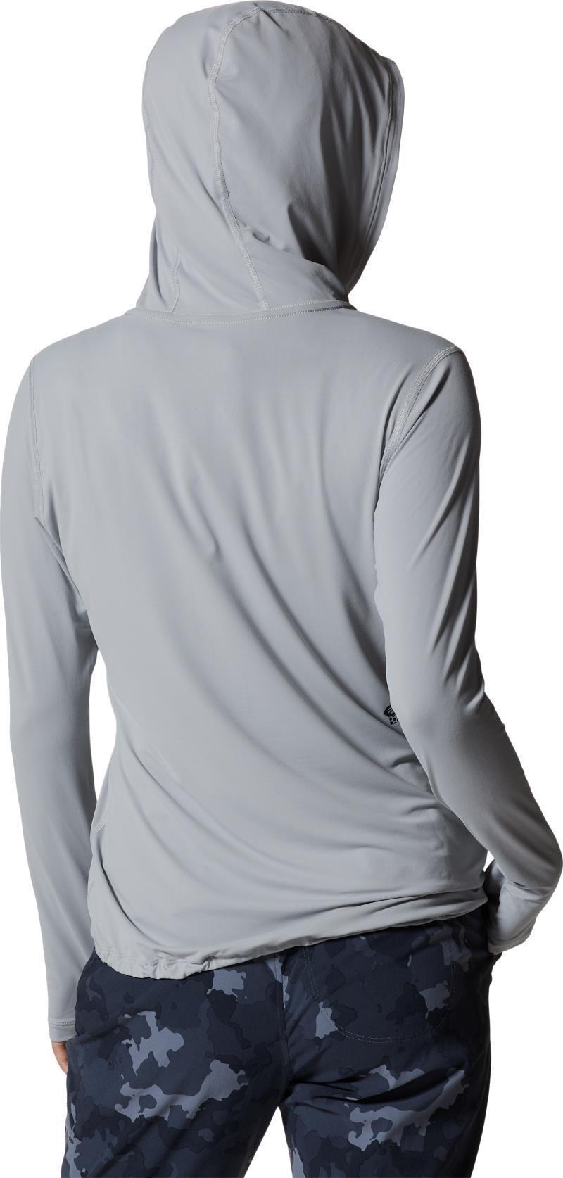 Crater Lake LS Hoody, Extended - Womens - Glacial 2