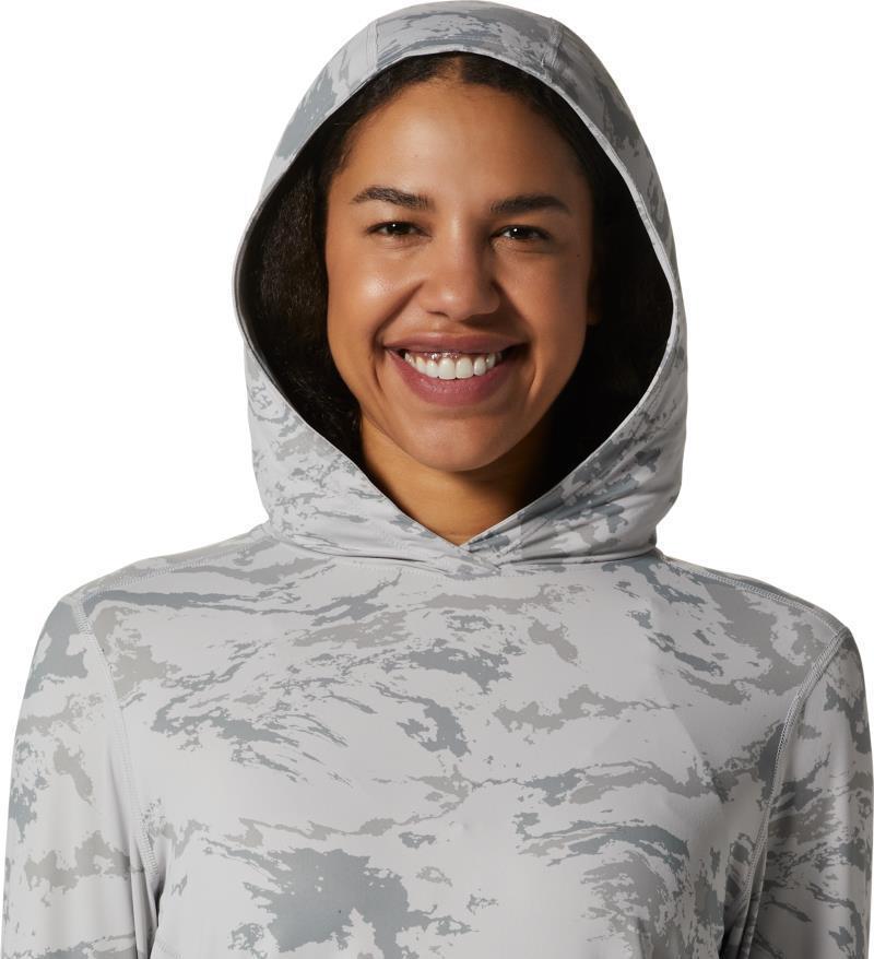Crater Lake LS Hoody, Extended - Womens - Grey Ice Crag Camo 4