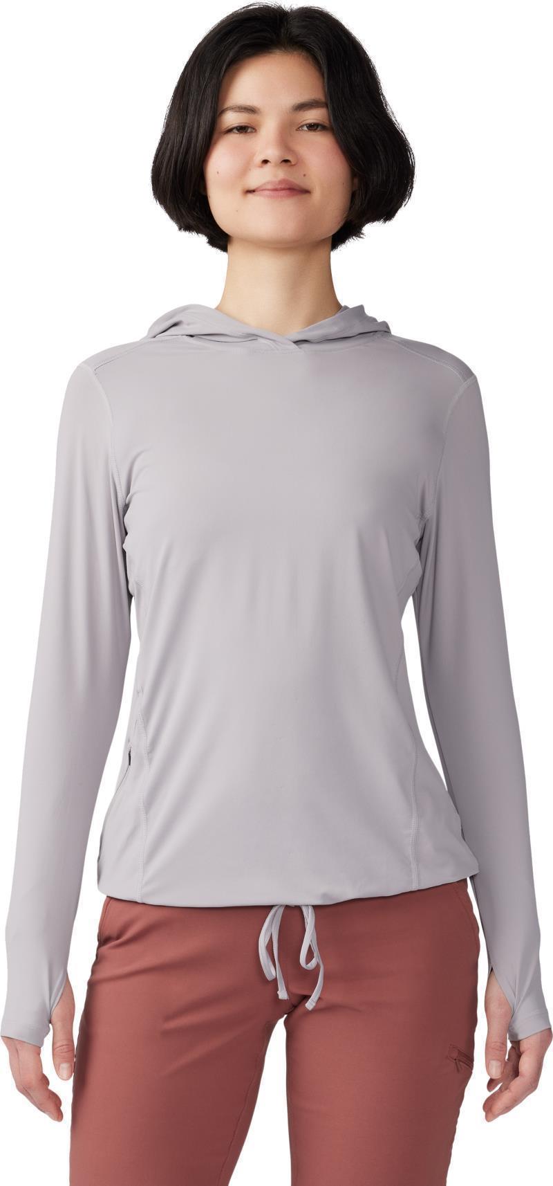 Crater Lake LS Hoody, Extended - Womens - Light Dunes 1