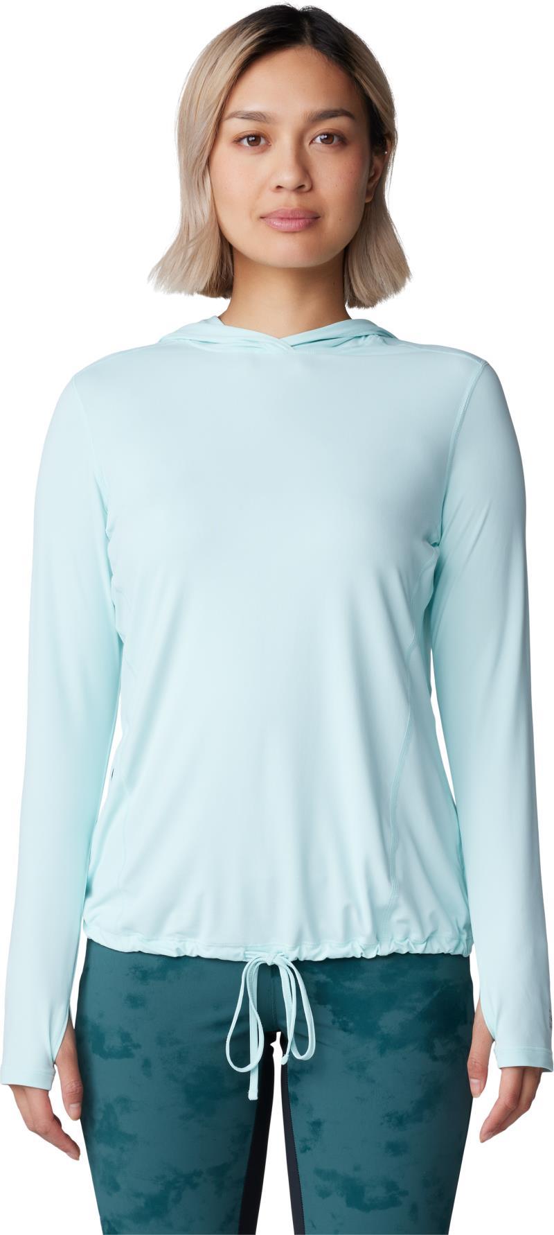 Crater Lake LS Hoody, Extended - Womens - Pale Ice 1