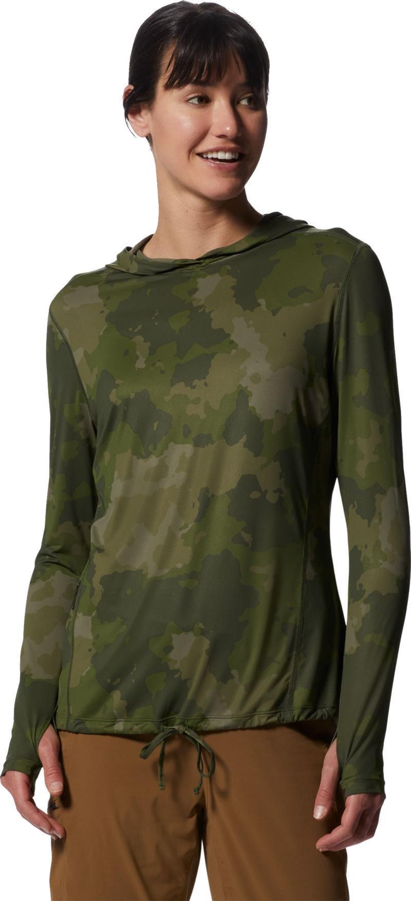 Crater Lake LS Hoody, Extended - Womens - Palisades Geo Print 1