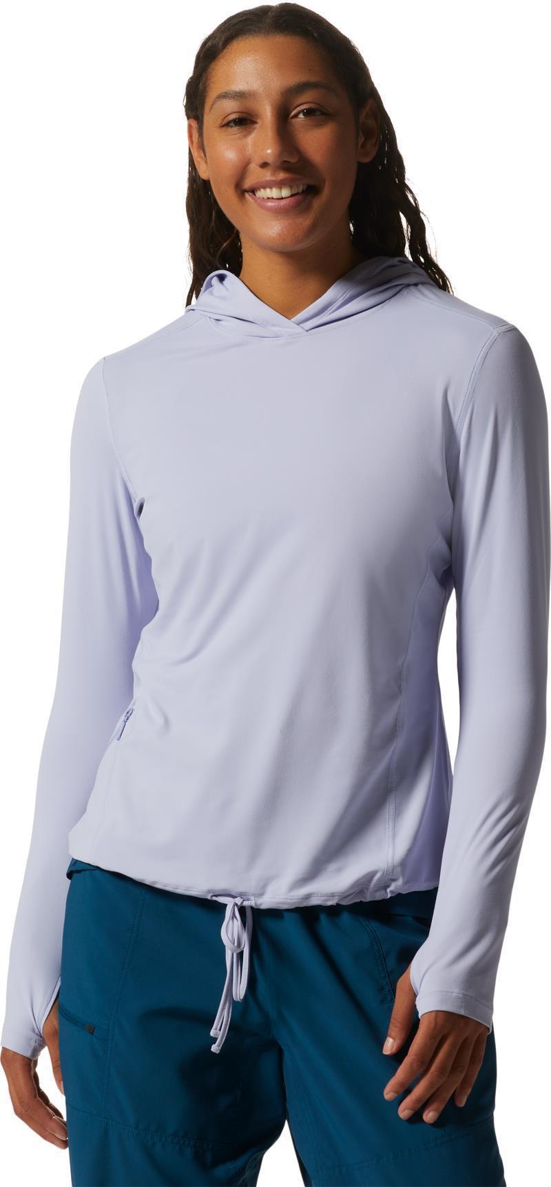 Crater Lake LS Hoody, Extended - Womens - Vinca 1