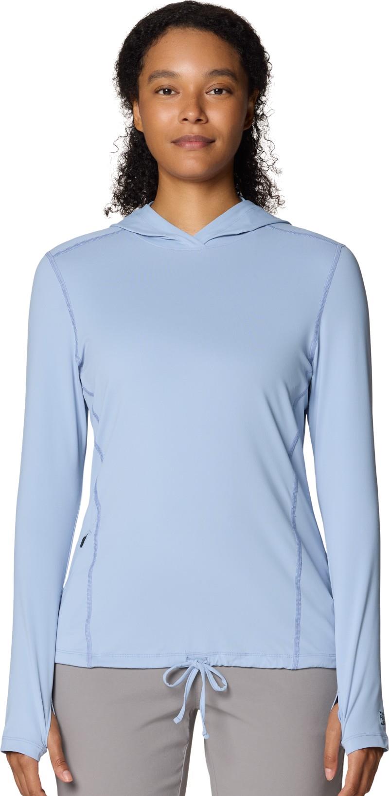 Crater Lake LS Hoody, Extended - Womens - beach breeze 1