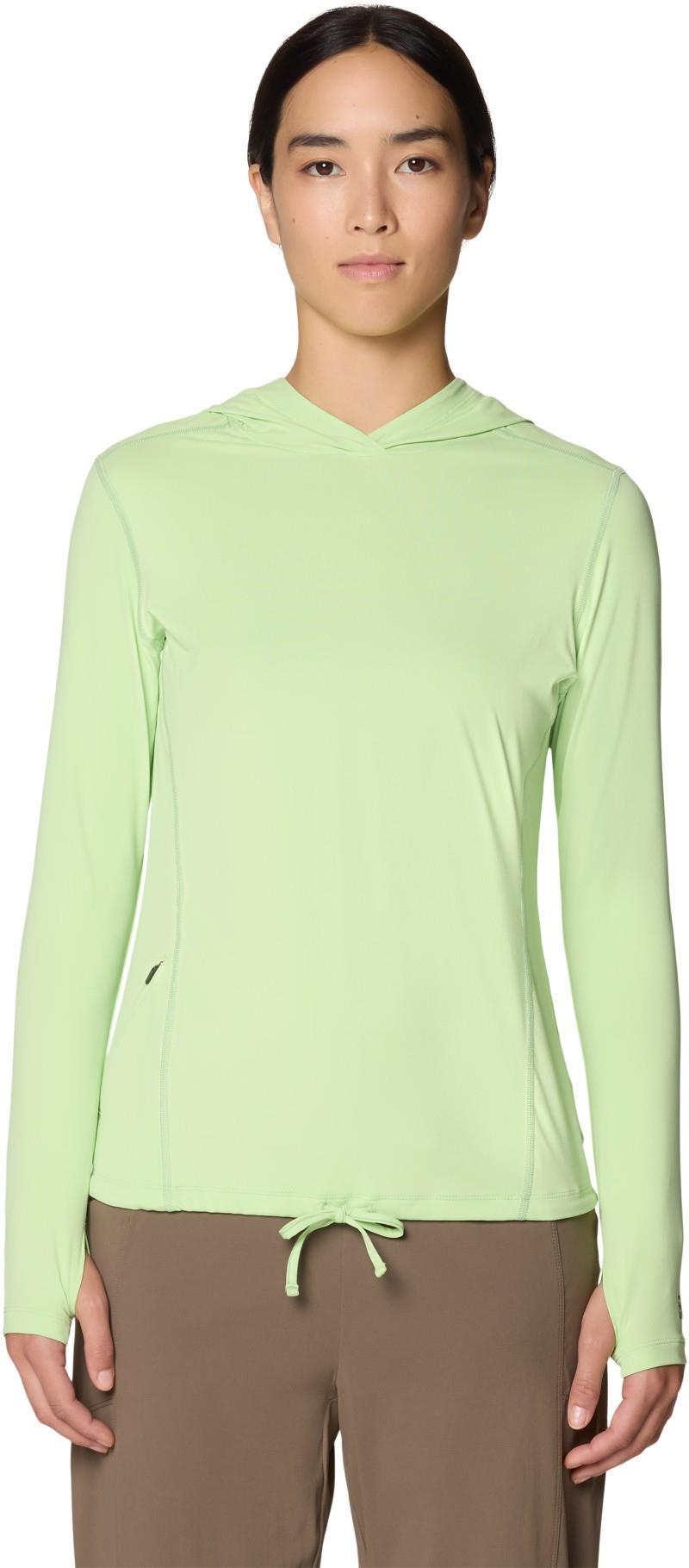 Crater Lake LS Hoody, Extended - Womens - frozen in lime 1