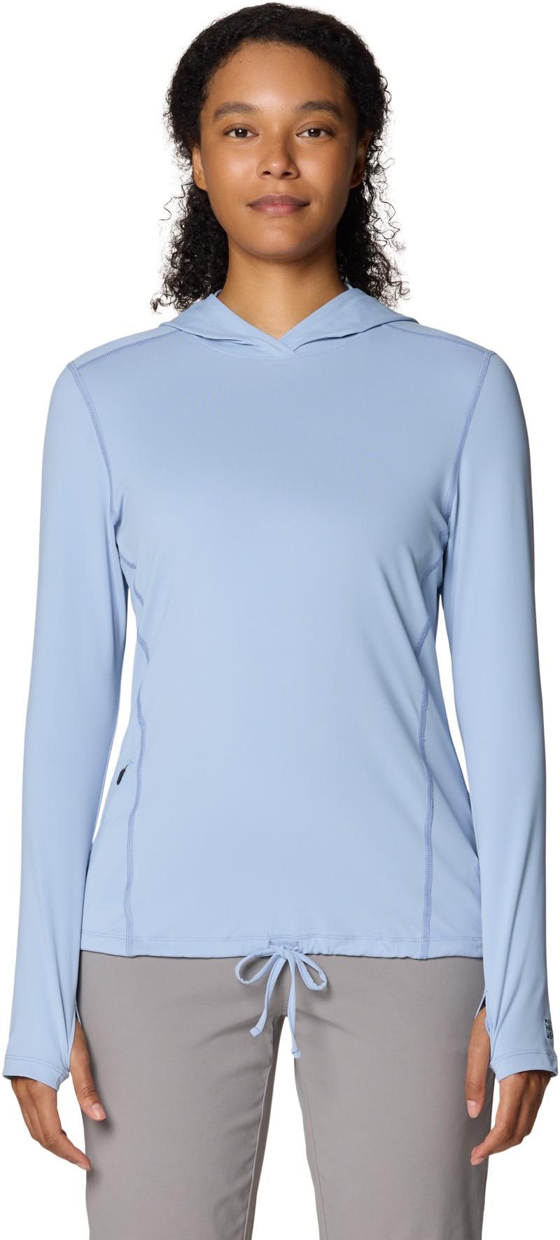 Crater Lake LS Hoody - Womens - beach breeze 1