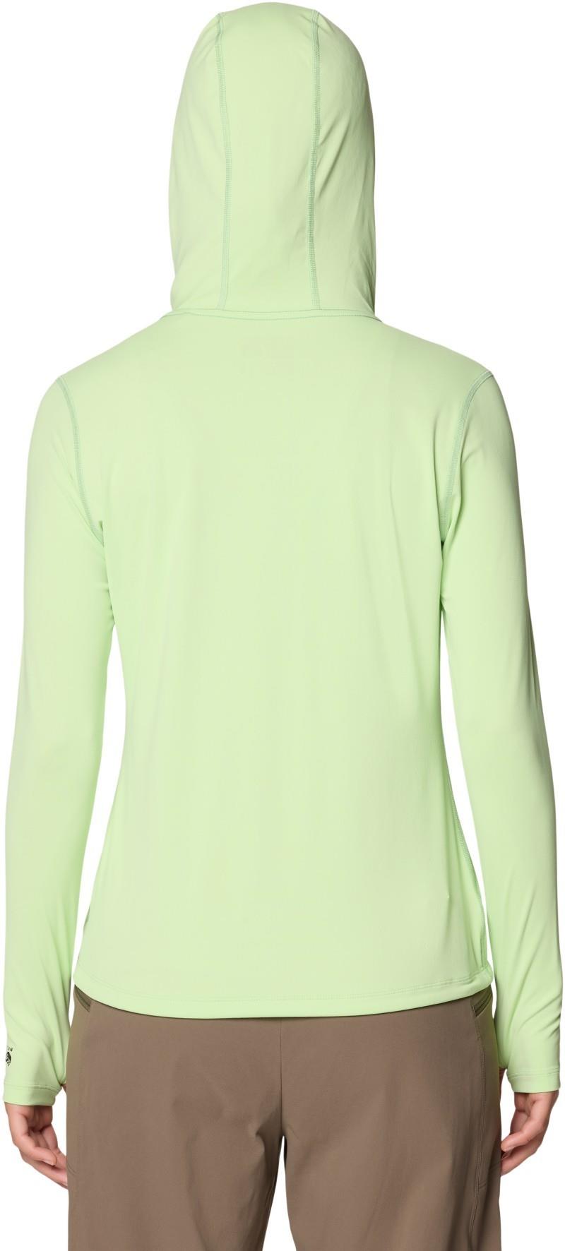 Crater Lake LS Hoody - Womens - frozen in lime 1