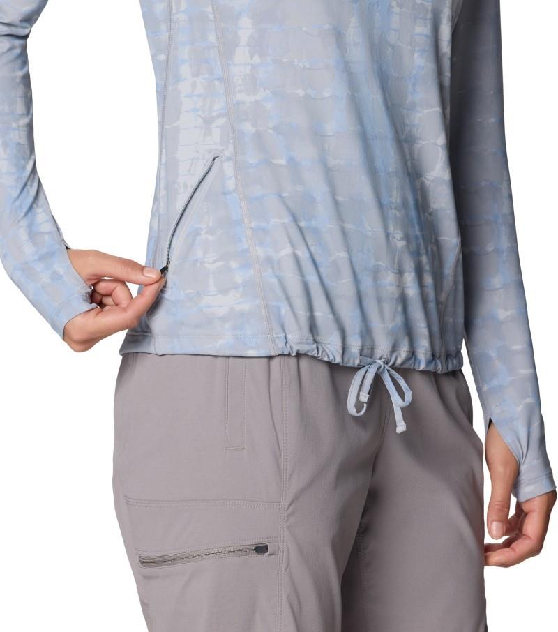 Crater Lake LS Hoody - Womens - glacial prismatic print 1