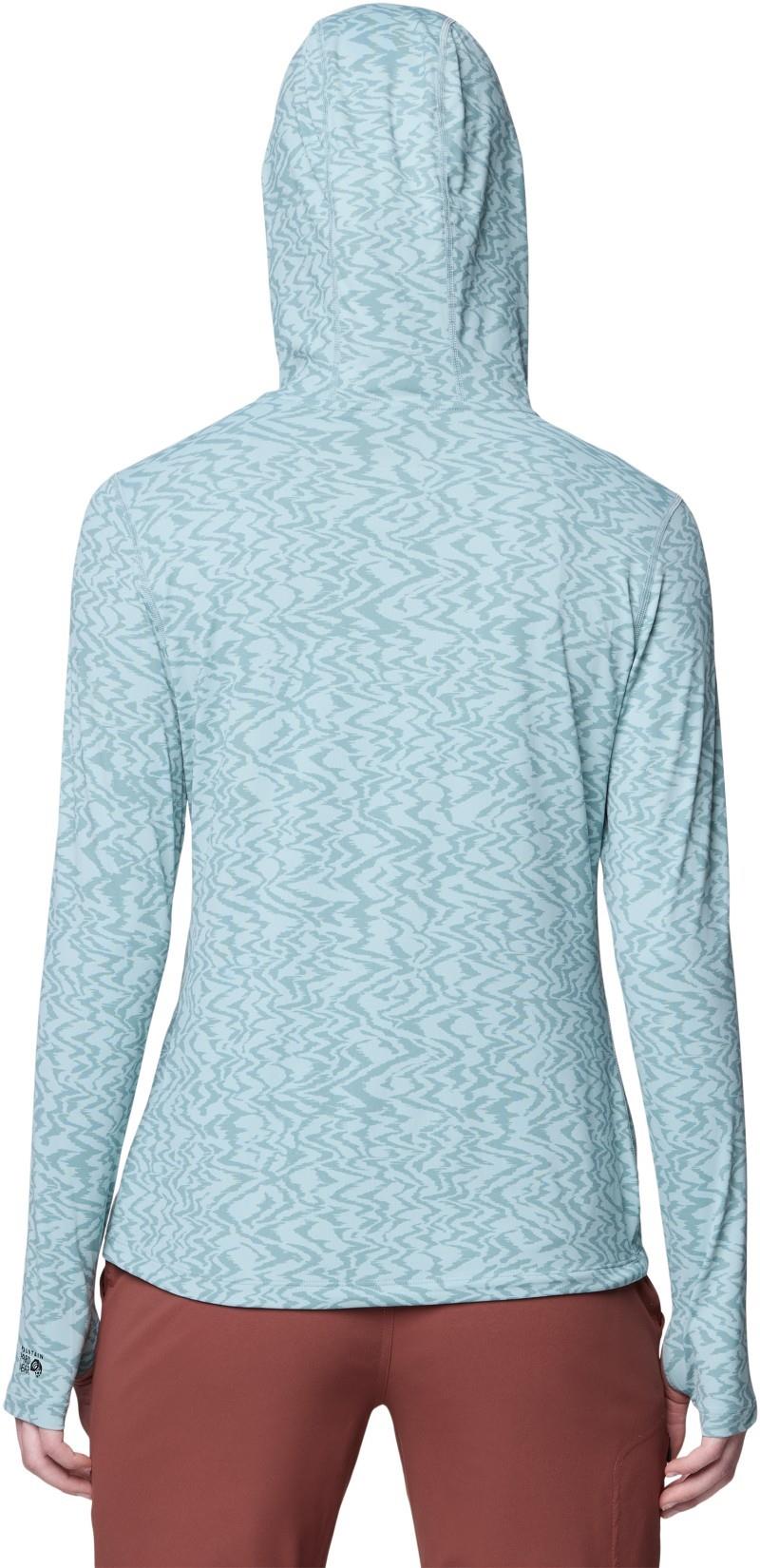Crater Lake LS Hoody - Womens - ice shadow peaks print 1
