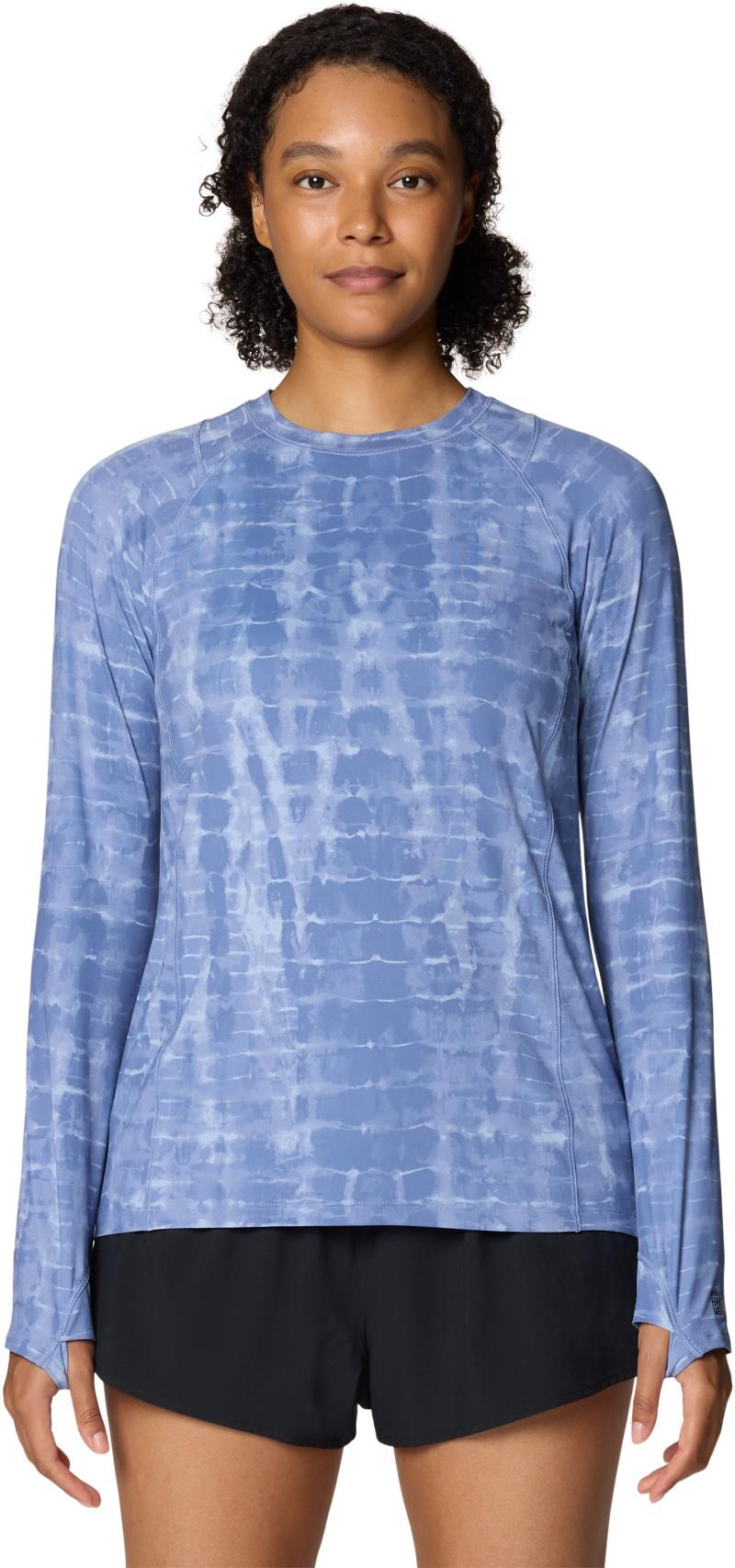 Crater Lake LS - Womens - best coast blue prismatic print 1