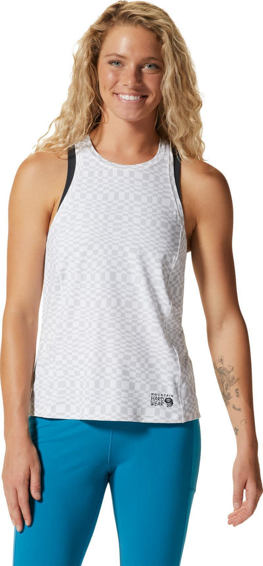 Crater Lake Tank - Womens - Fogbank Checks Print 1