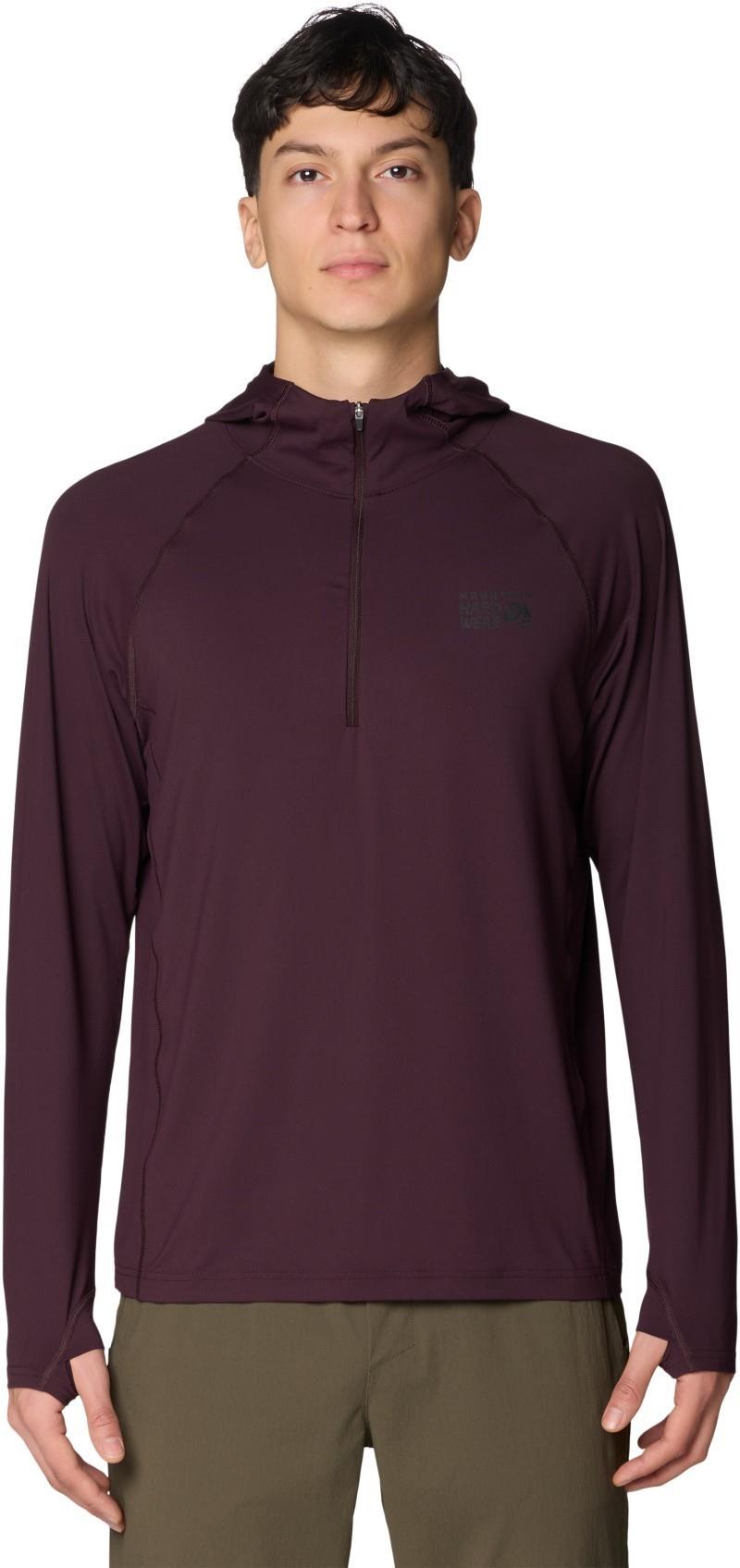 Crater Lake Zip Hoody - Mens - deep mulberry 1