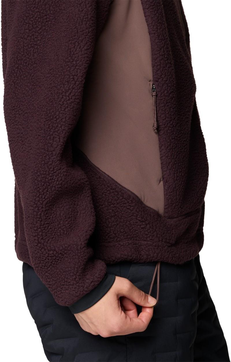 Deep Drift Fleece Hoody - Womens - deep mulberry 1