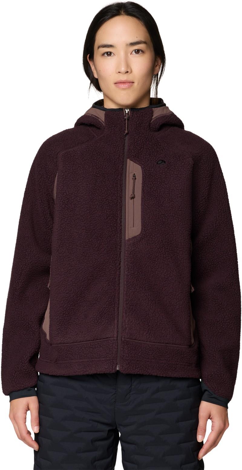 Deep Drift Fleece Hoody - Womens - deep mulberry 1