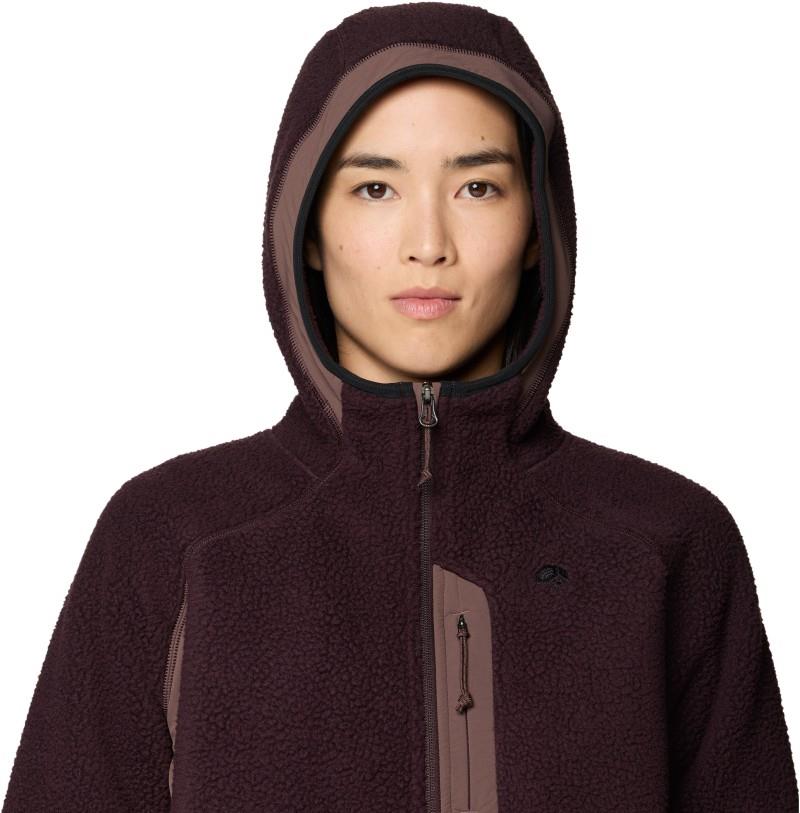 Deep Drift Fleece Hoody - Womens - deep mulberry 1