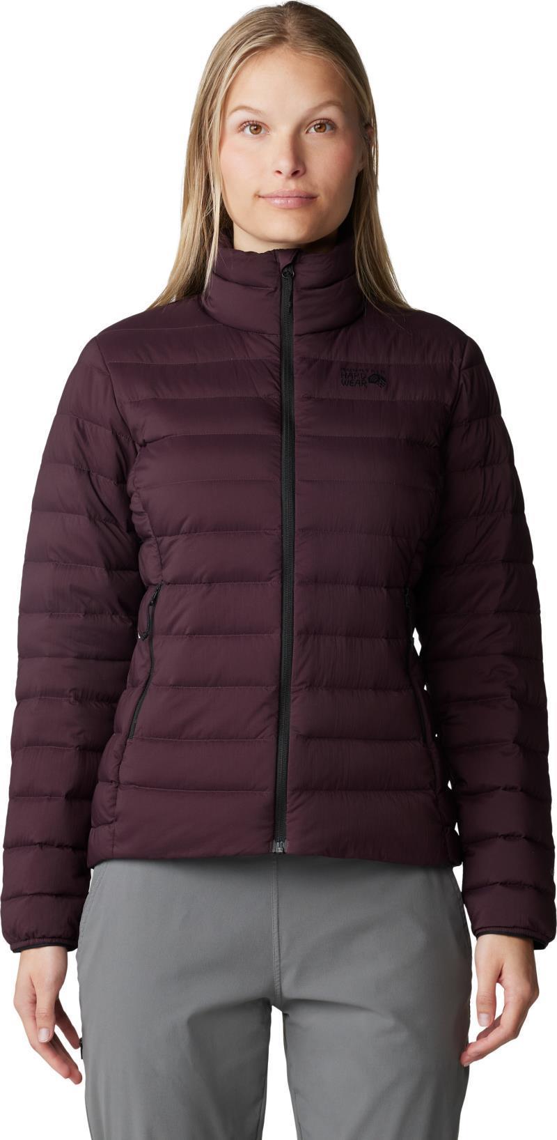 Deloro Down Jacket - Womens - Blackberry 1