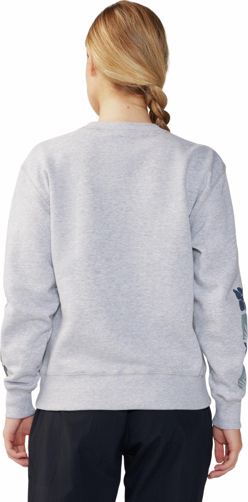 Desert Check Pullover Crew - Womens - Hardwear Grey Heather 2