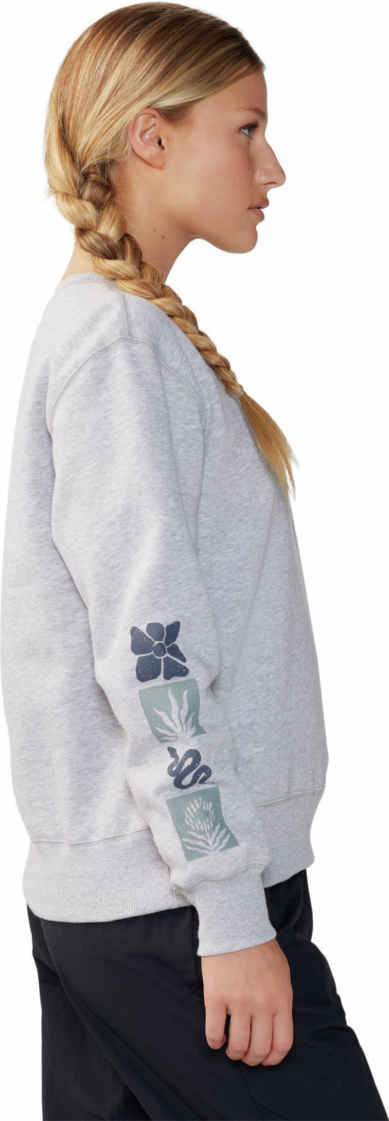 Desert Check Pullover Crew - Womens - Hardwear Grey Heather 3