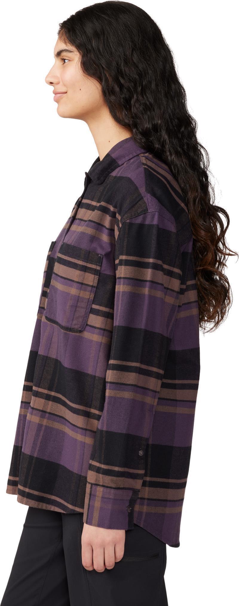 Dolores Flannel LS Shirt - Womens - Blurple 3