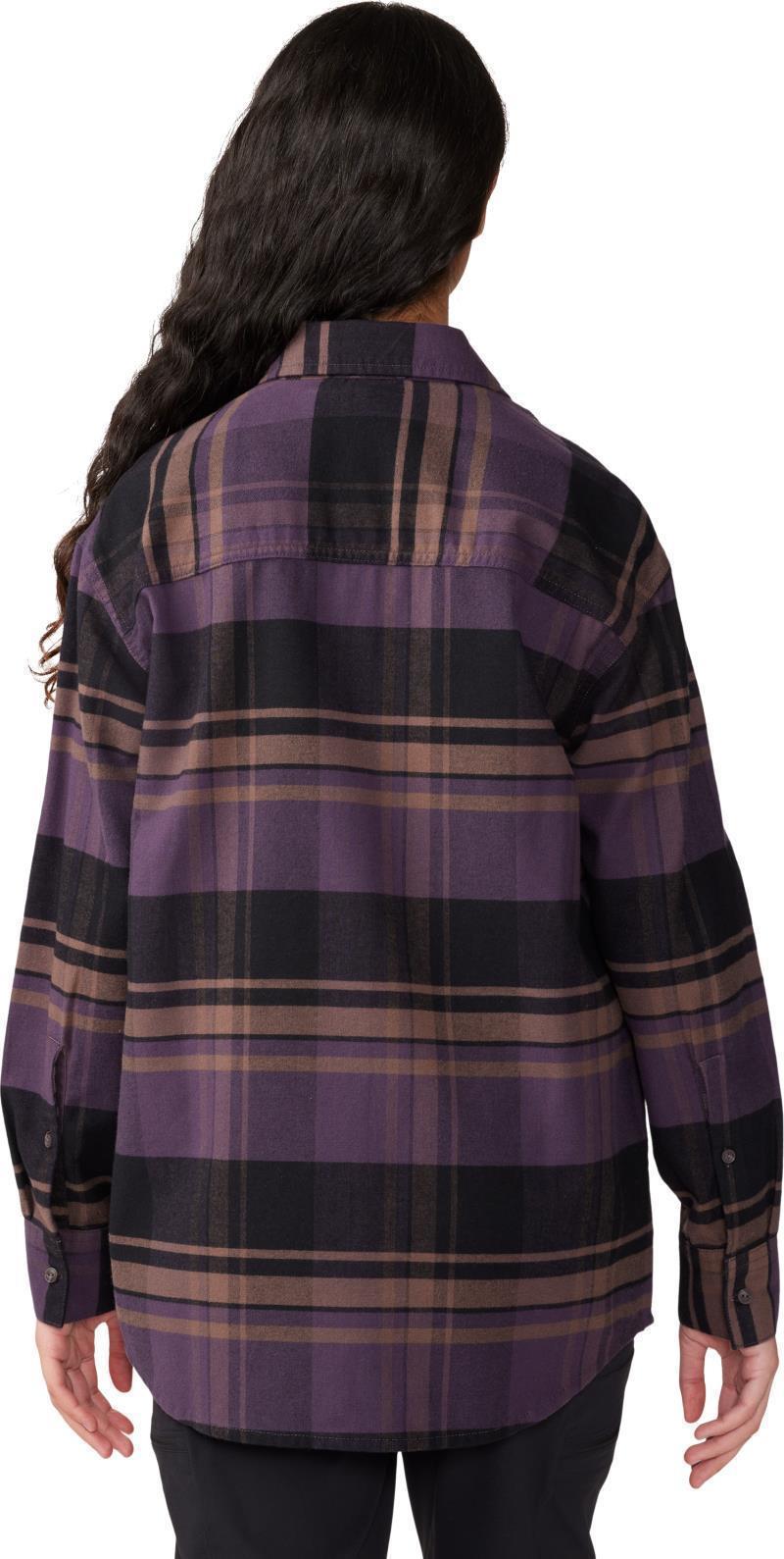 Dolores Flannel LS Shirt - Womens - Blurple 4