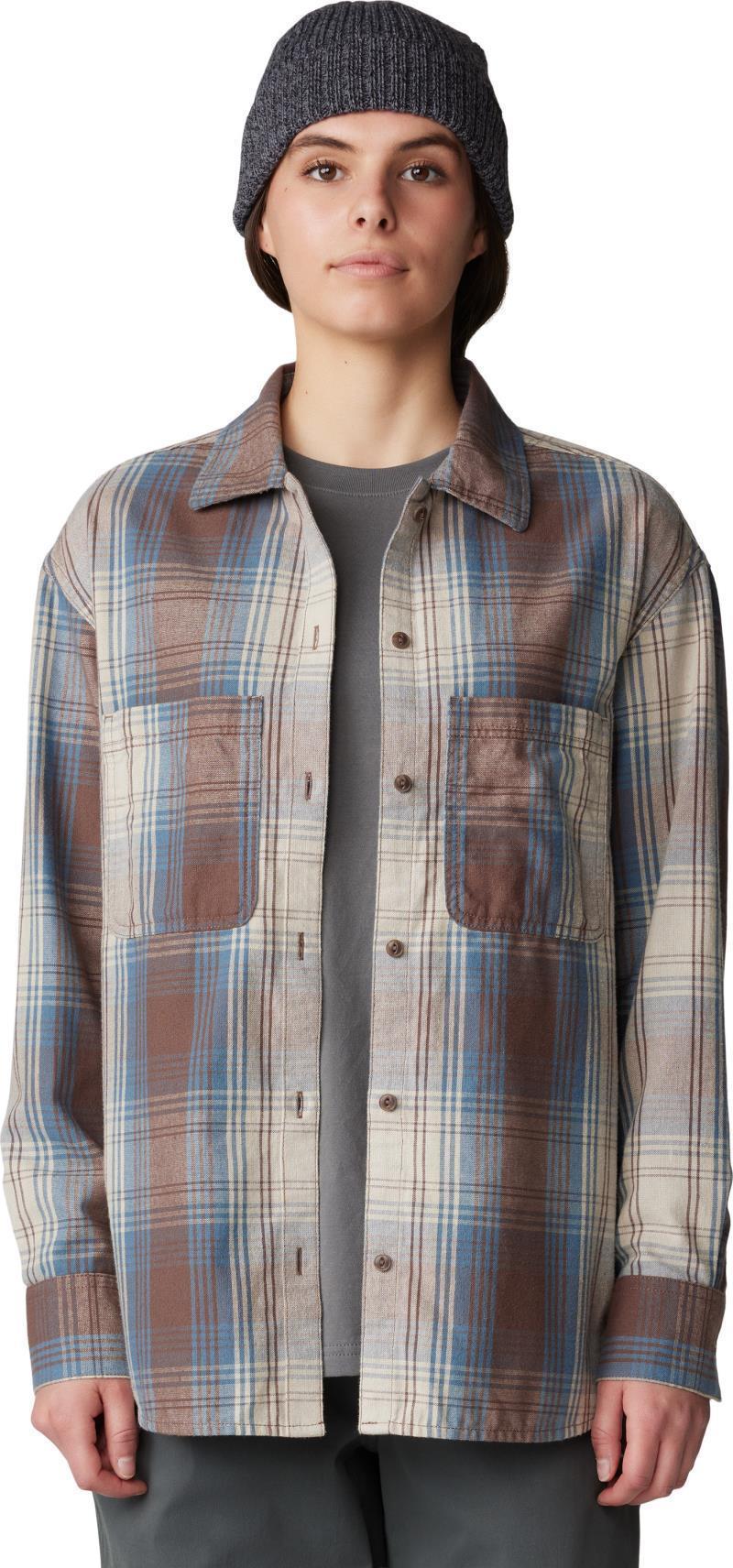 Dolores Flannel LS Shirt - Womens - Choss Starlights Plaid 1