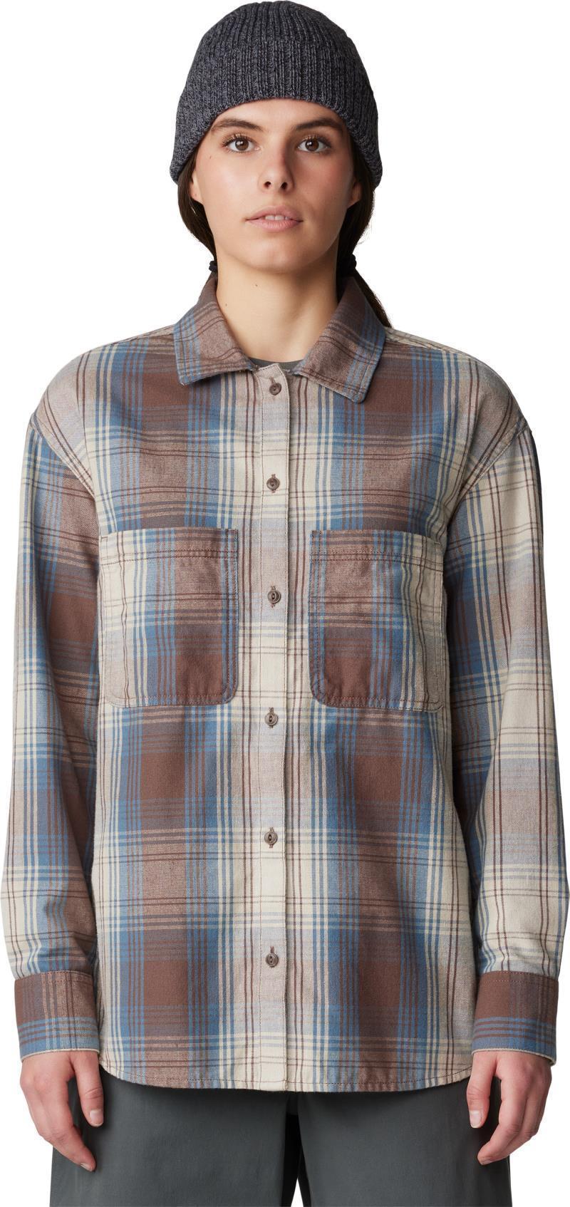 Dolores Flannel LS Shirt - Womens - Choss Starlights Plaid 3