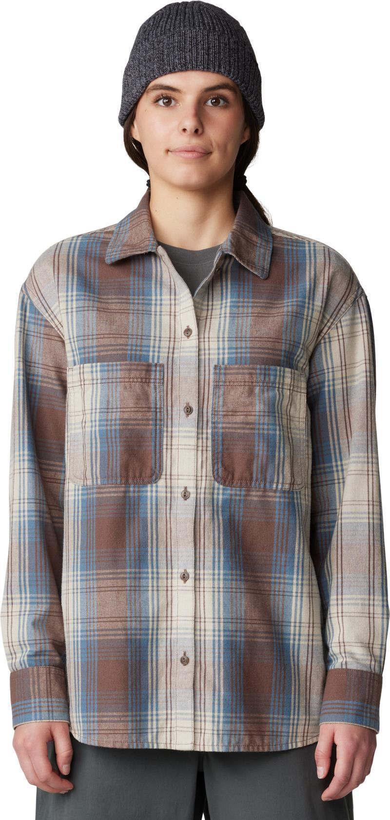 Dolores Flannel LS Shirt - Womens - Choss Starlights Plaid 4