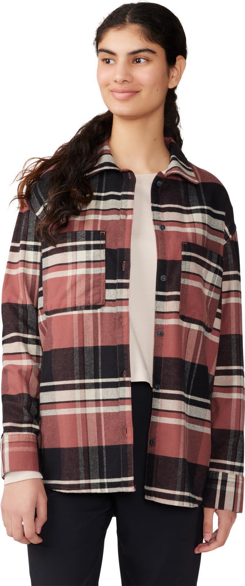 Dolores Flannel LS Shirt - Womens - Clay Earth 2