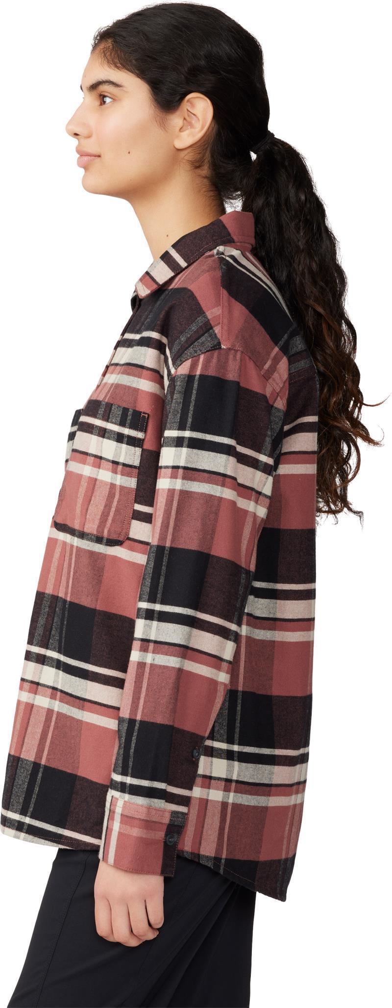 Dolores Flannel LS Shirt - Womens - Clay Earth 3