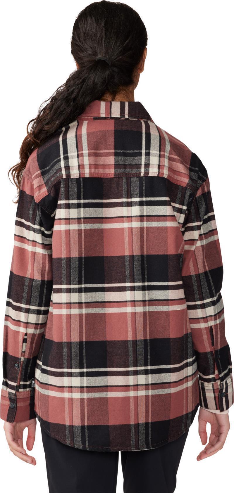 Dolores Flannel LS Shirt - Womens - Clay Earth 4
