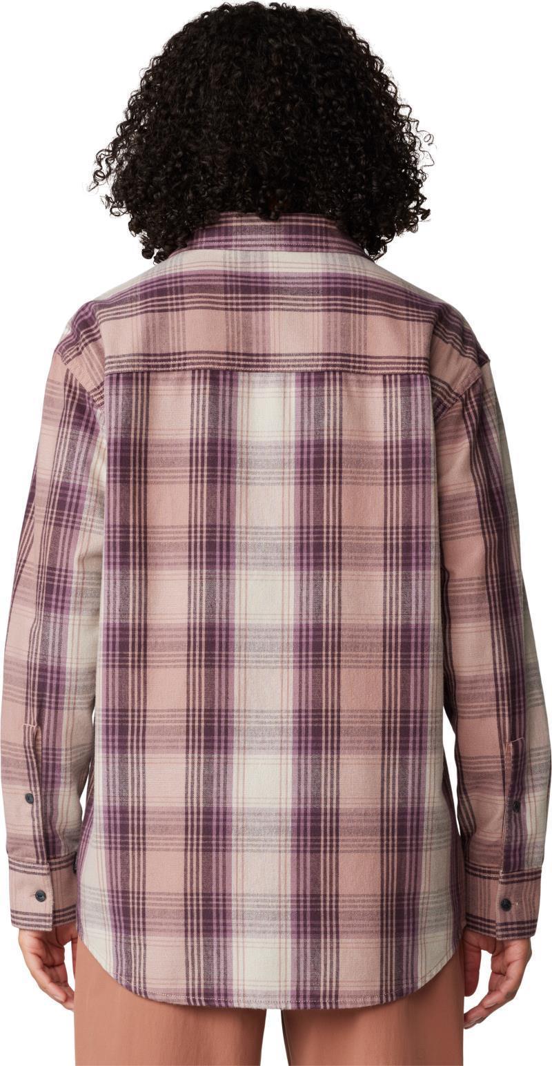 Dolores Flannel LS Shirt - Womens - Smoky Quartz Starlights Plaid 2
