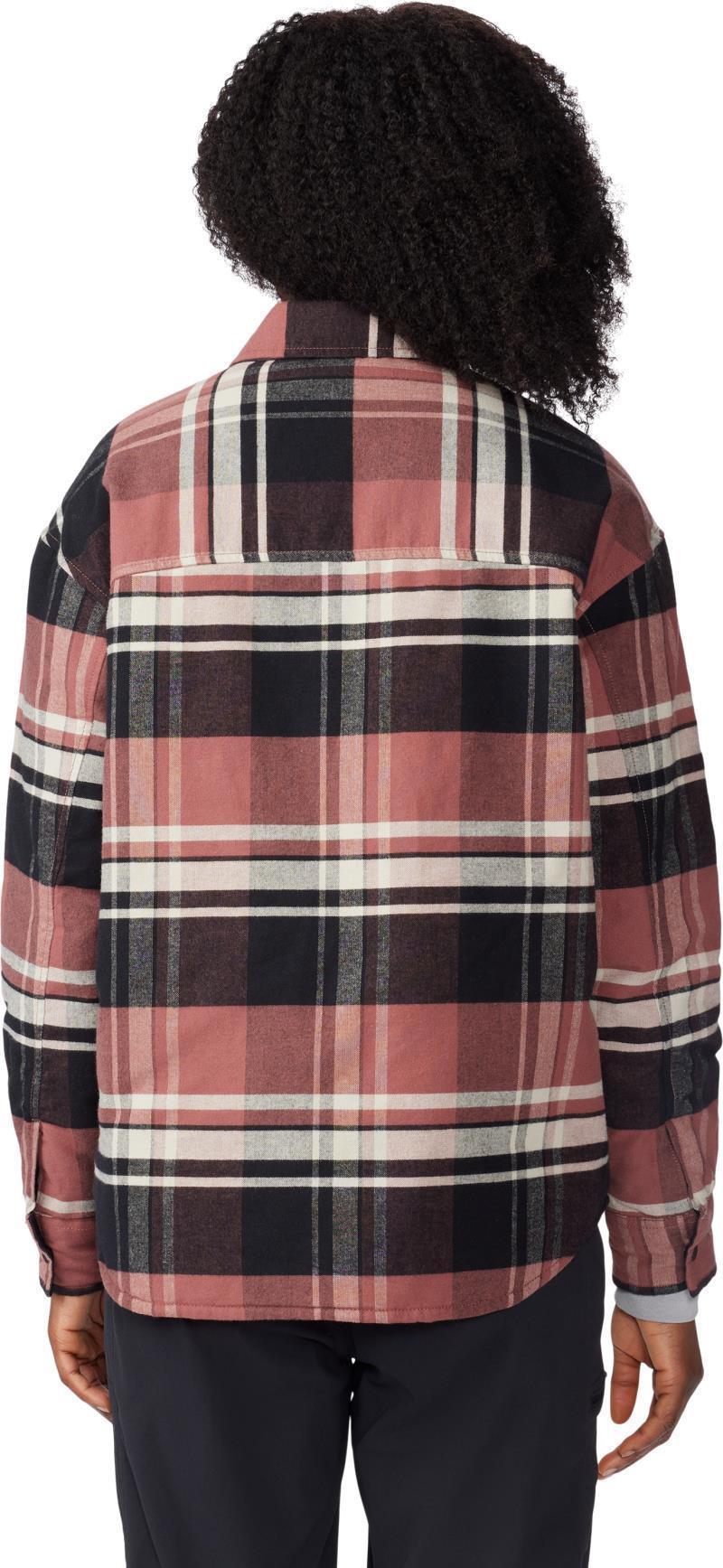 Dolores Insulated Flannel Shacket - Womens - Clay Earth 4