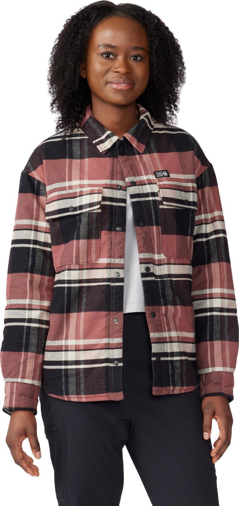 Dolores Insulated Flannel Shacket - Womens - Clay Earth 6