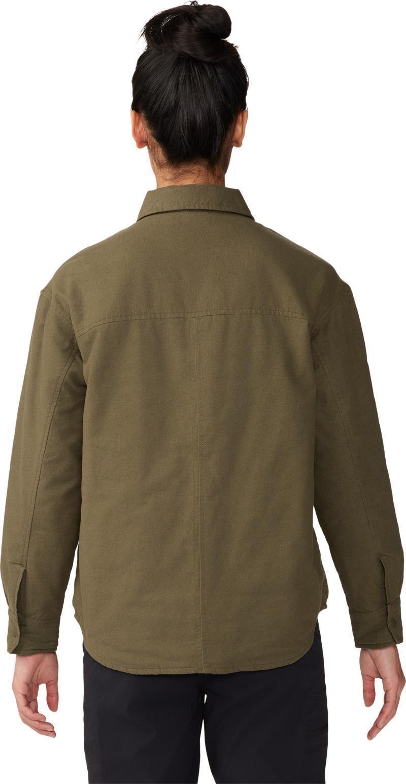 Dolores Insulated Flannel Shacket - Womens - Dark Pine 5