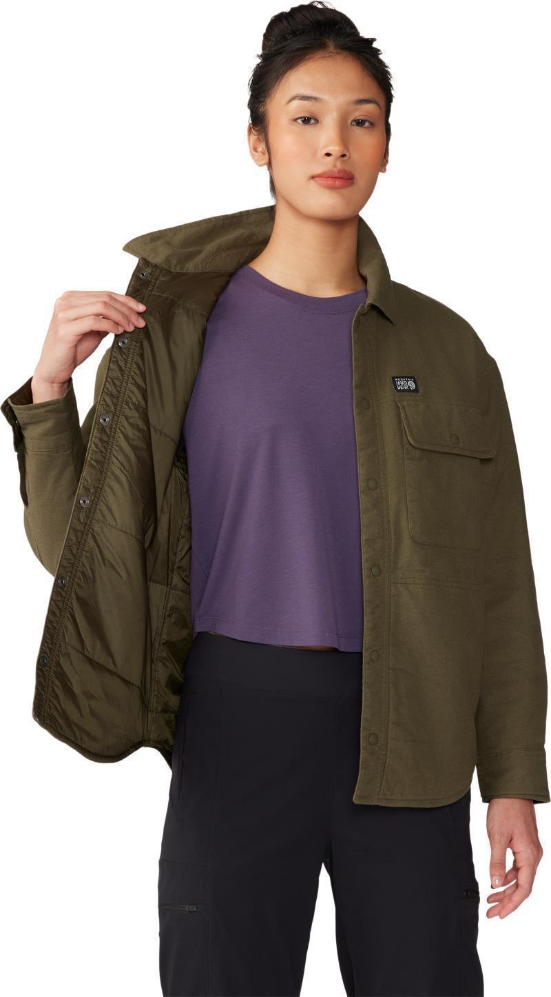 Dolores Insulated Flannel Shacket - Womens - Dark Pine 6