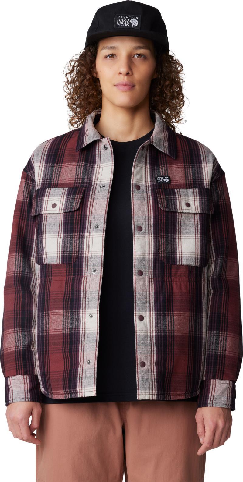 Dolores Insulated Flannel Shacket - Womens - Pluot Starlights Plaid 4