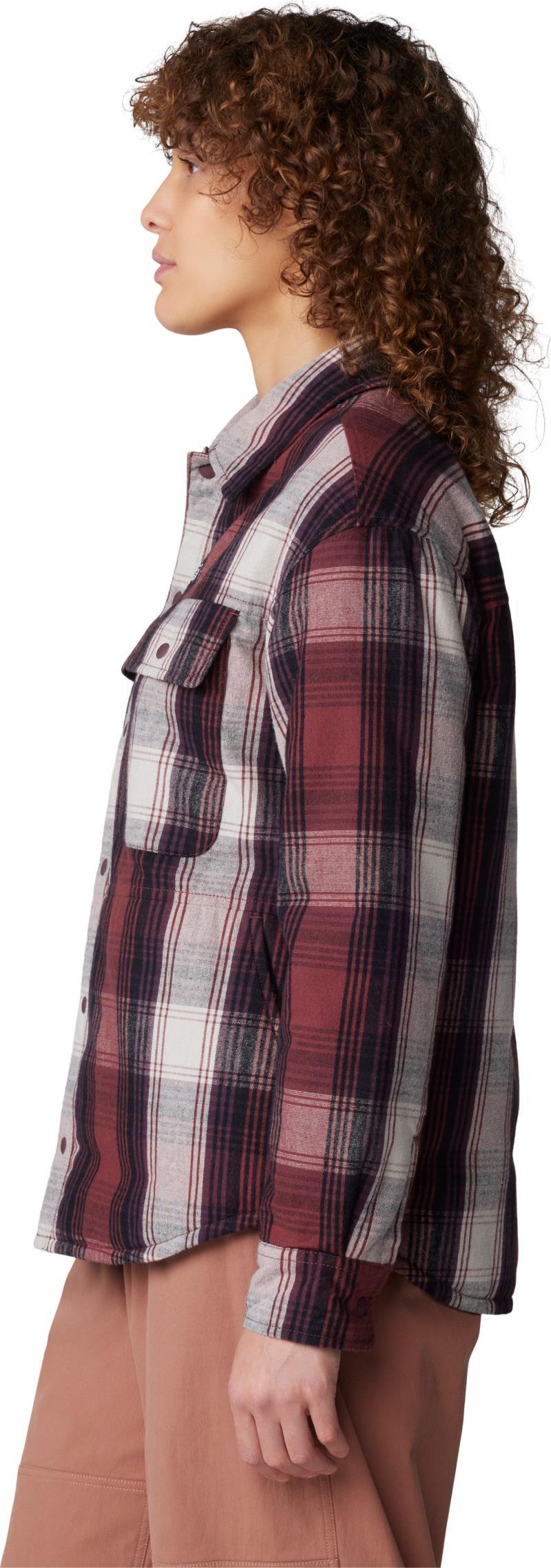 Dolores Insulated Flannel Shacket - Womens - Pluot Starlights Plaid 6