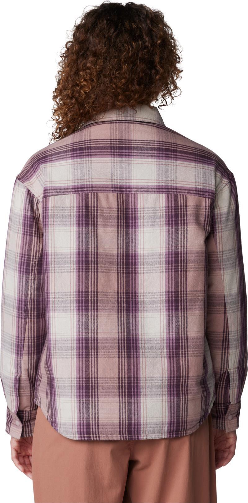 Dolores Insulated Flannel Shacket - Womens - Smoky Quartz Starlights Plaid 2