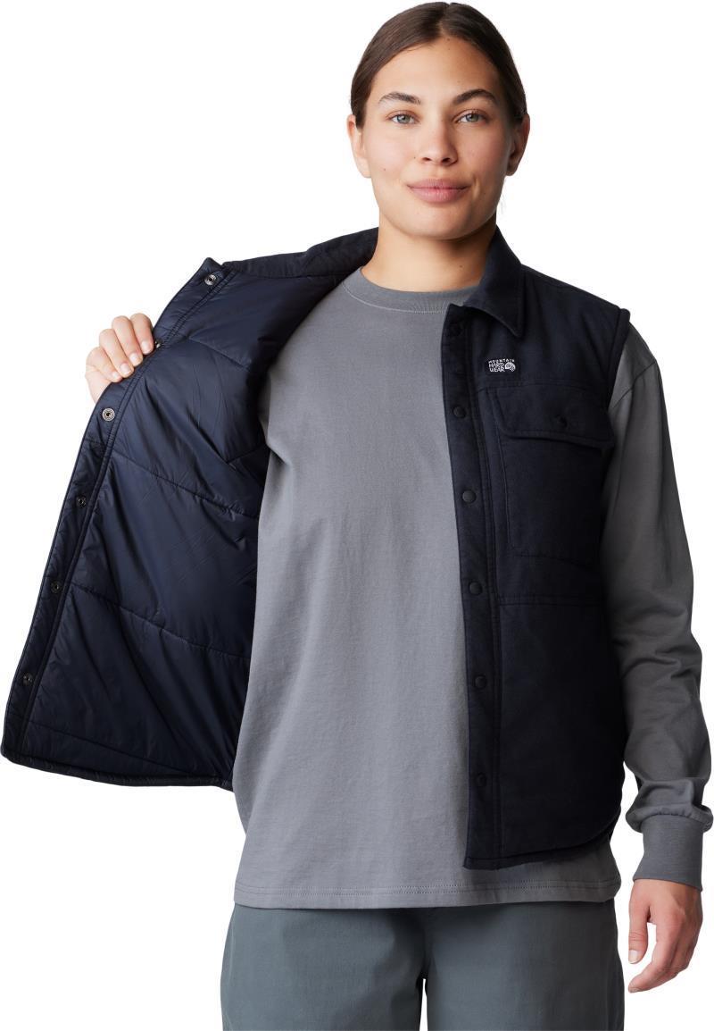 Dolores Insulated Flannel Vest - Womens - black 1