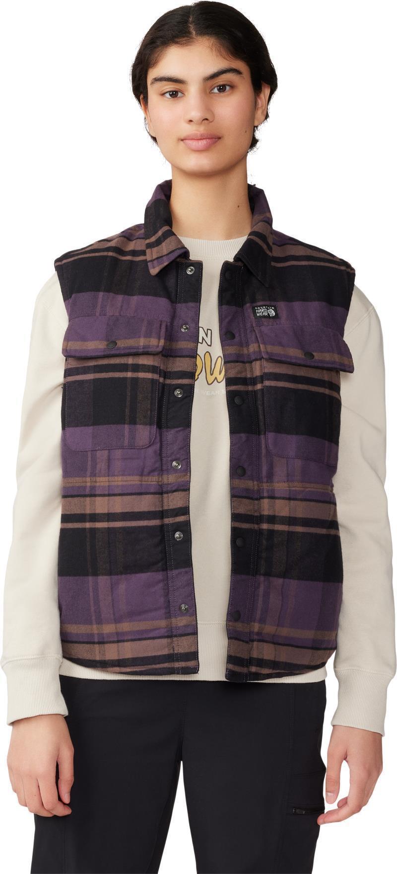 Dolores Insulated Flannel Vest - Womens - blurple 1